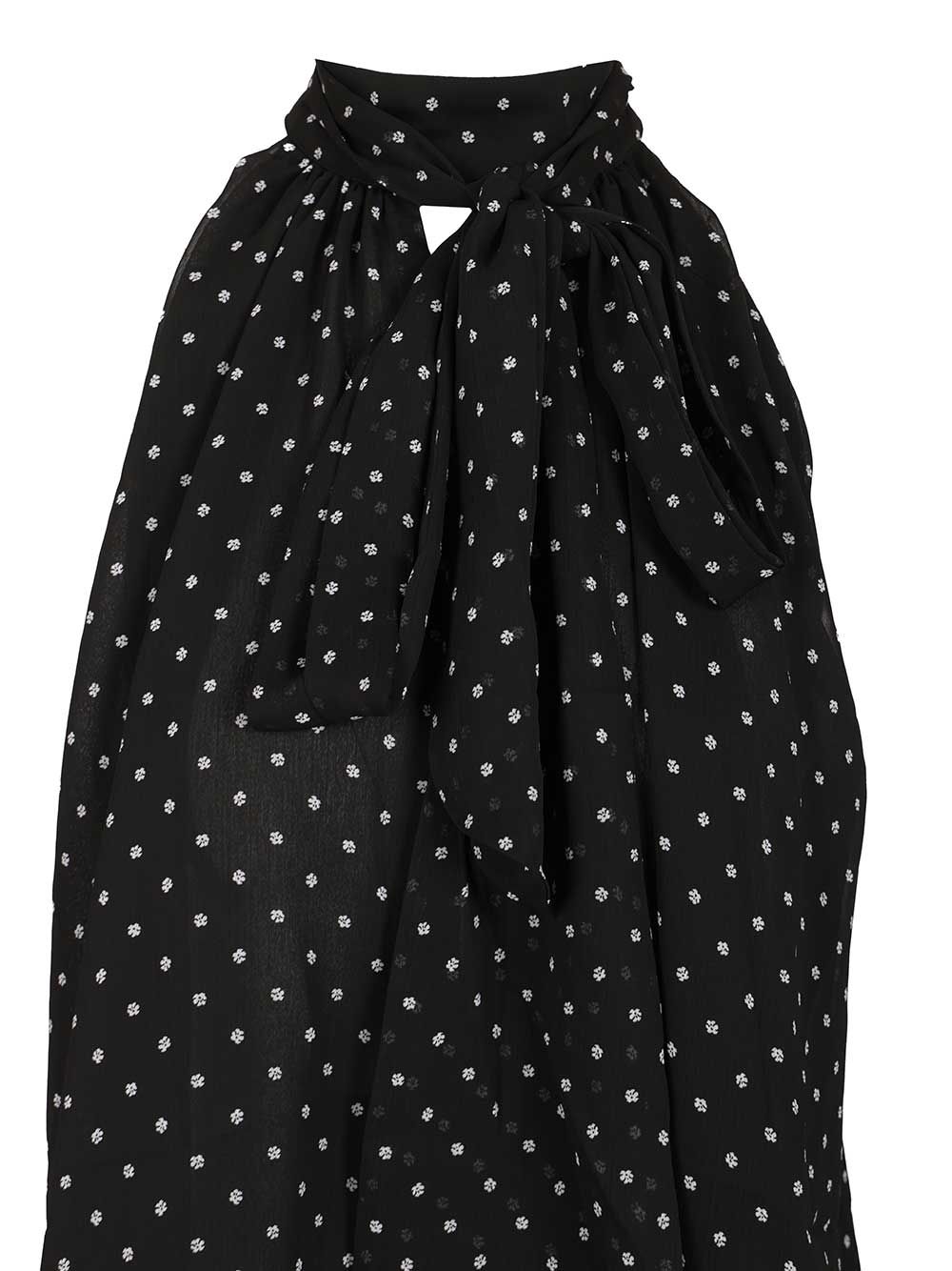 Polka dot top Black Tops