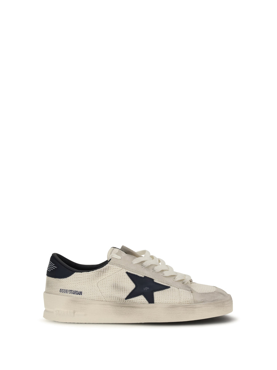 Stardan Sneakers Suede Beige/ink Blue