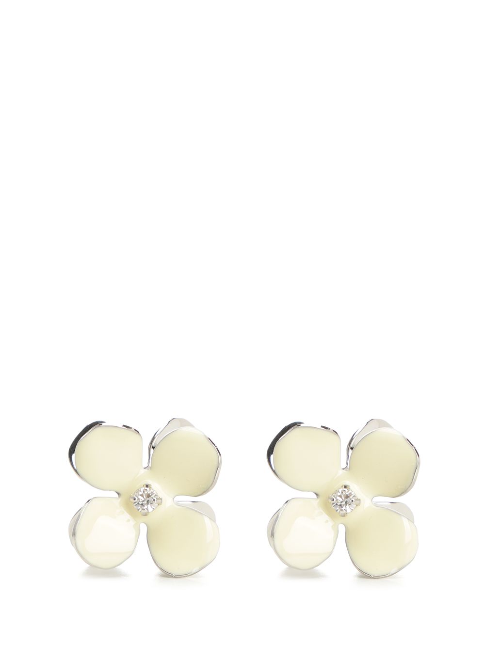 Flower earrings White Jewelry