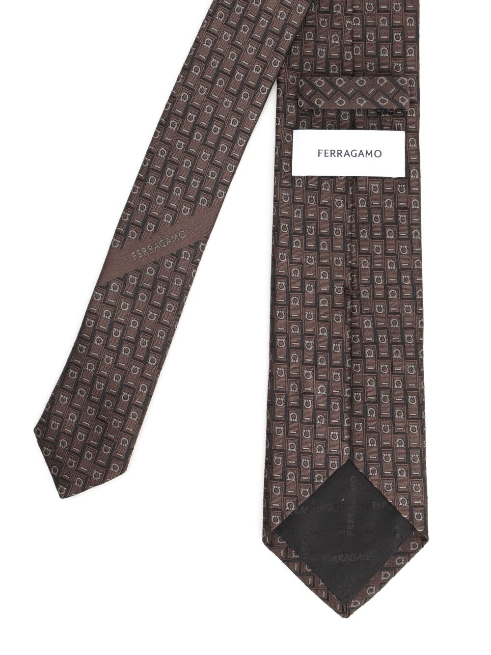 Silk tie Brown Ties And Bow