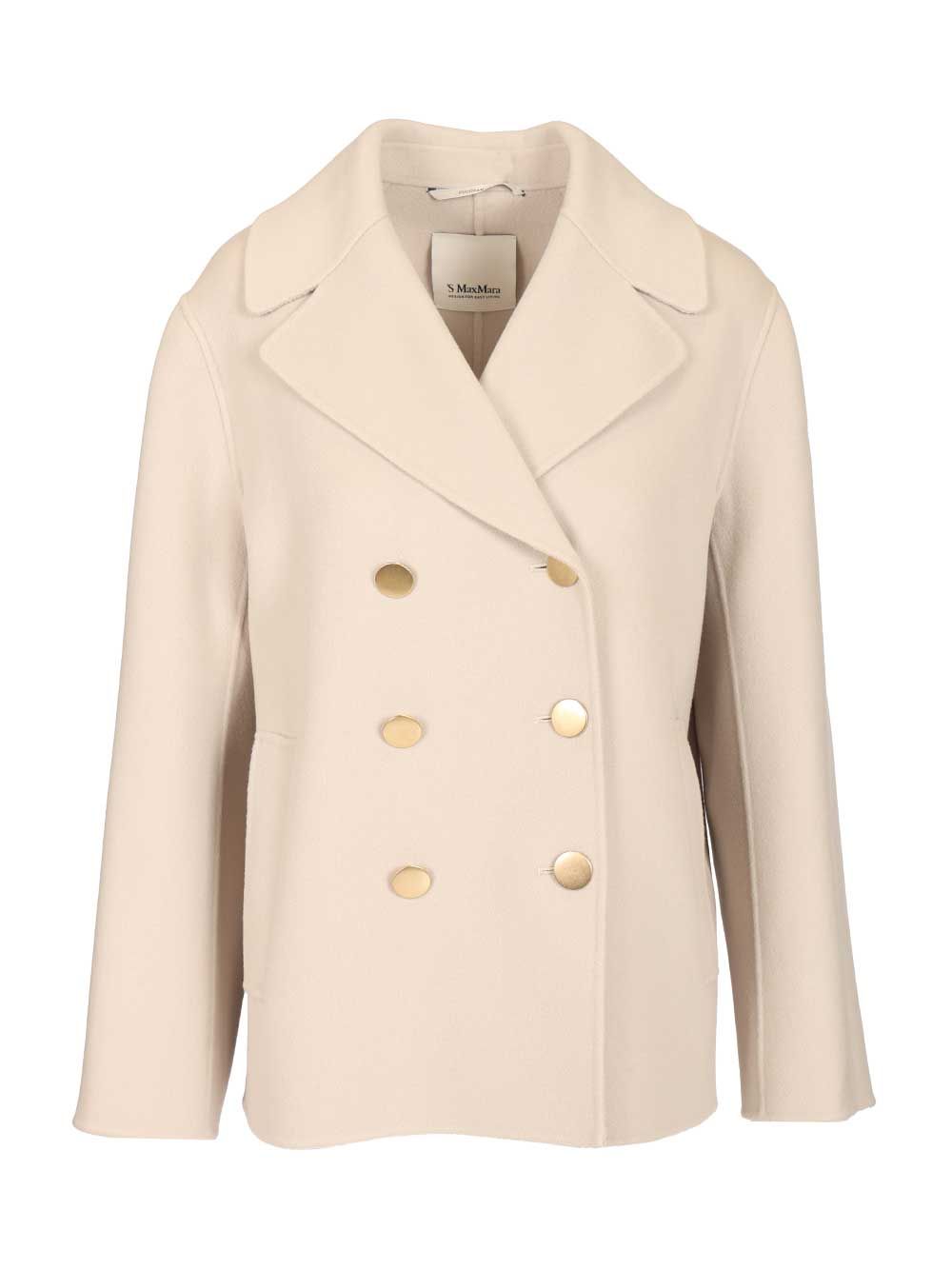 Margot wool drap jacket Beige Lana Vergine Ovis Aries