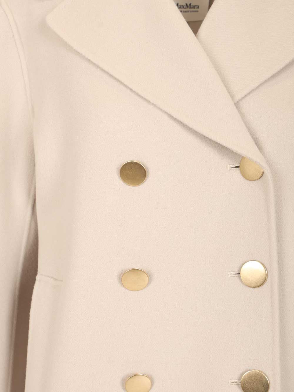 Margot wool drap jacket Beige Lana Vergine Ovis Aries