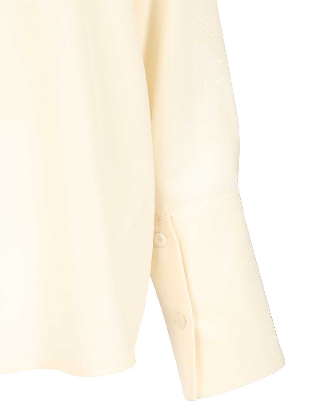 Oversized shirt Voliera White Silk