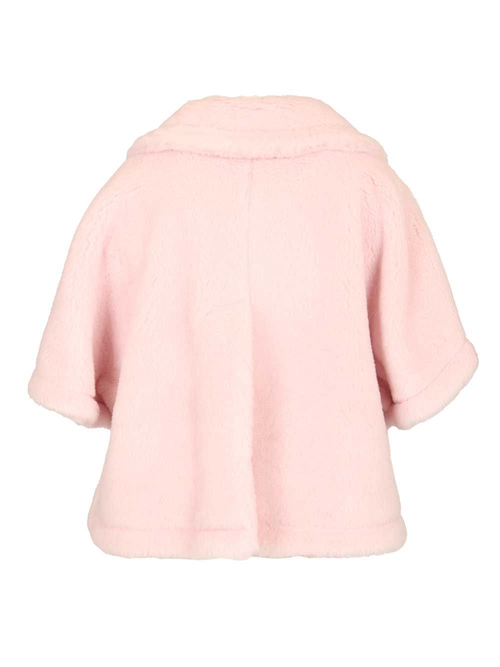 Teddy cape Rose Coat
