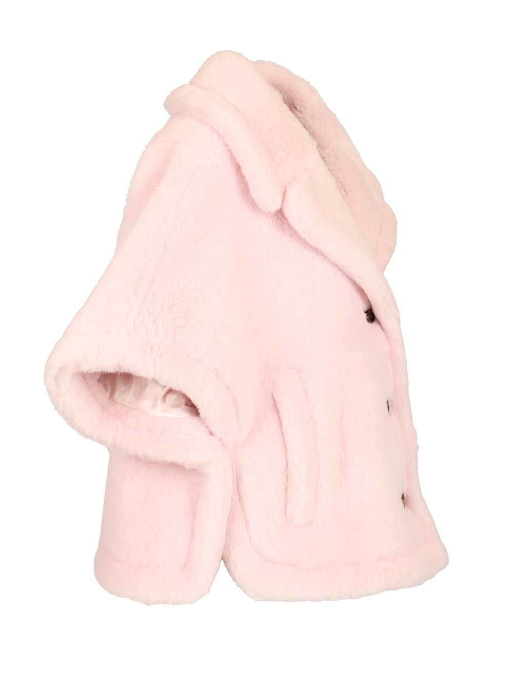 Teddy cape Rose Coat