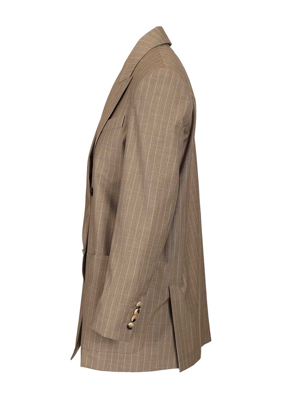 Oversized blazer Brown Virgin Wool Ovis Aries Jacket