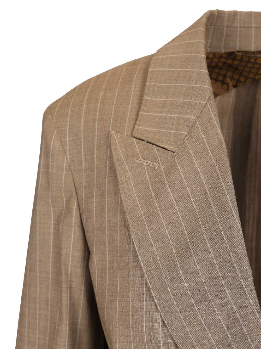 Oversized blazer Brown Virgin Wool Ovis Aries Jacket