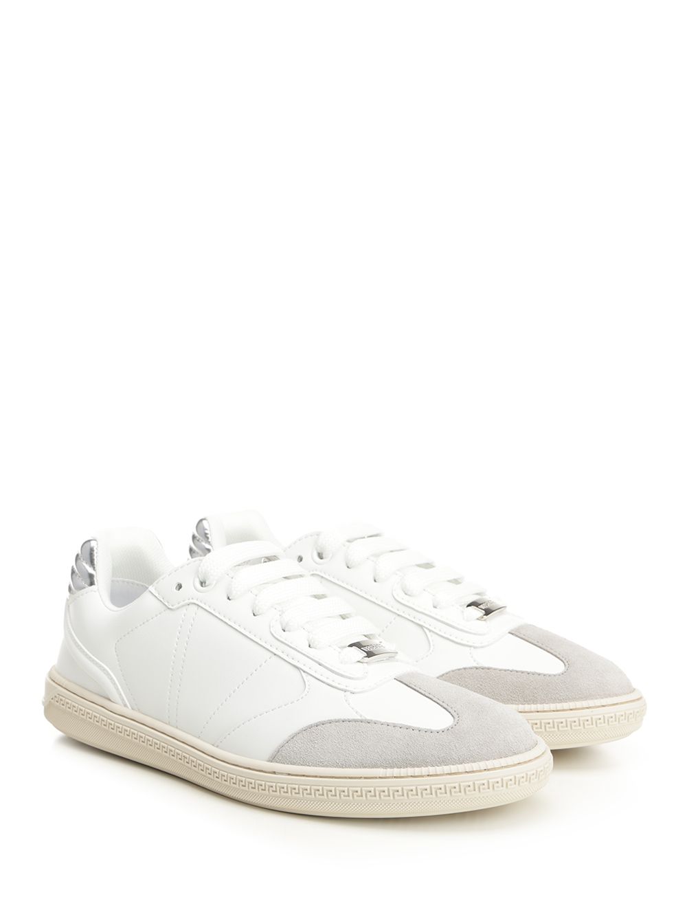 Greca Court sneakers White Pa Pl 1.outer Fabric:pl