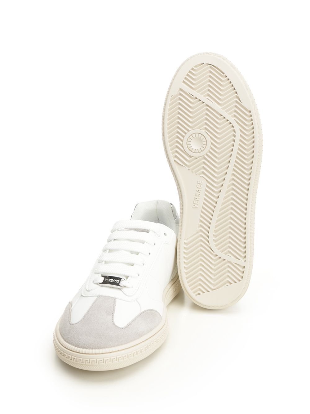 Greca Court sneakers White Pa Pl 1.outer Fabric:pl