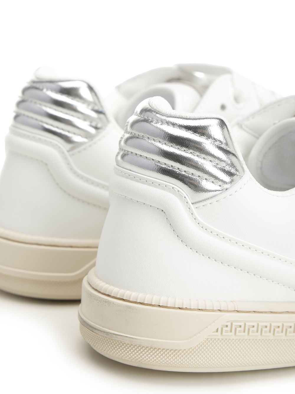 Greca Court sneakers White Pa Pl 1.outer Fabric:pl