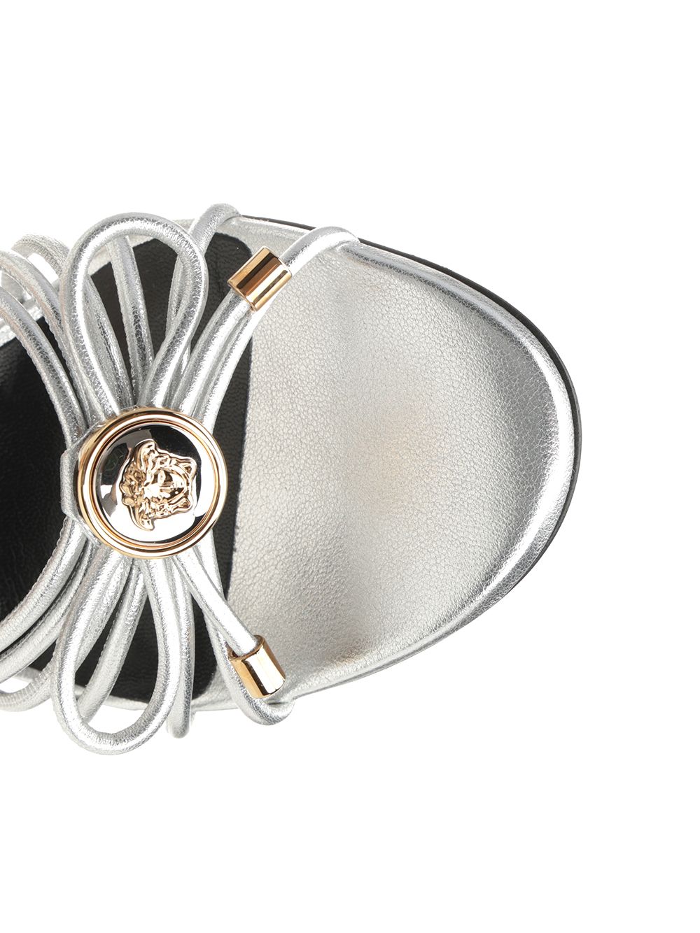 Silver Leather Sandal Lamb Skin