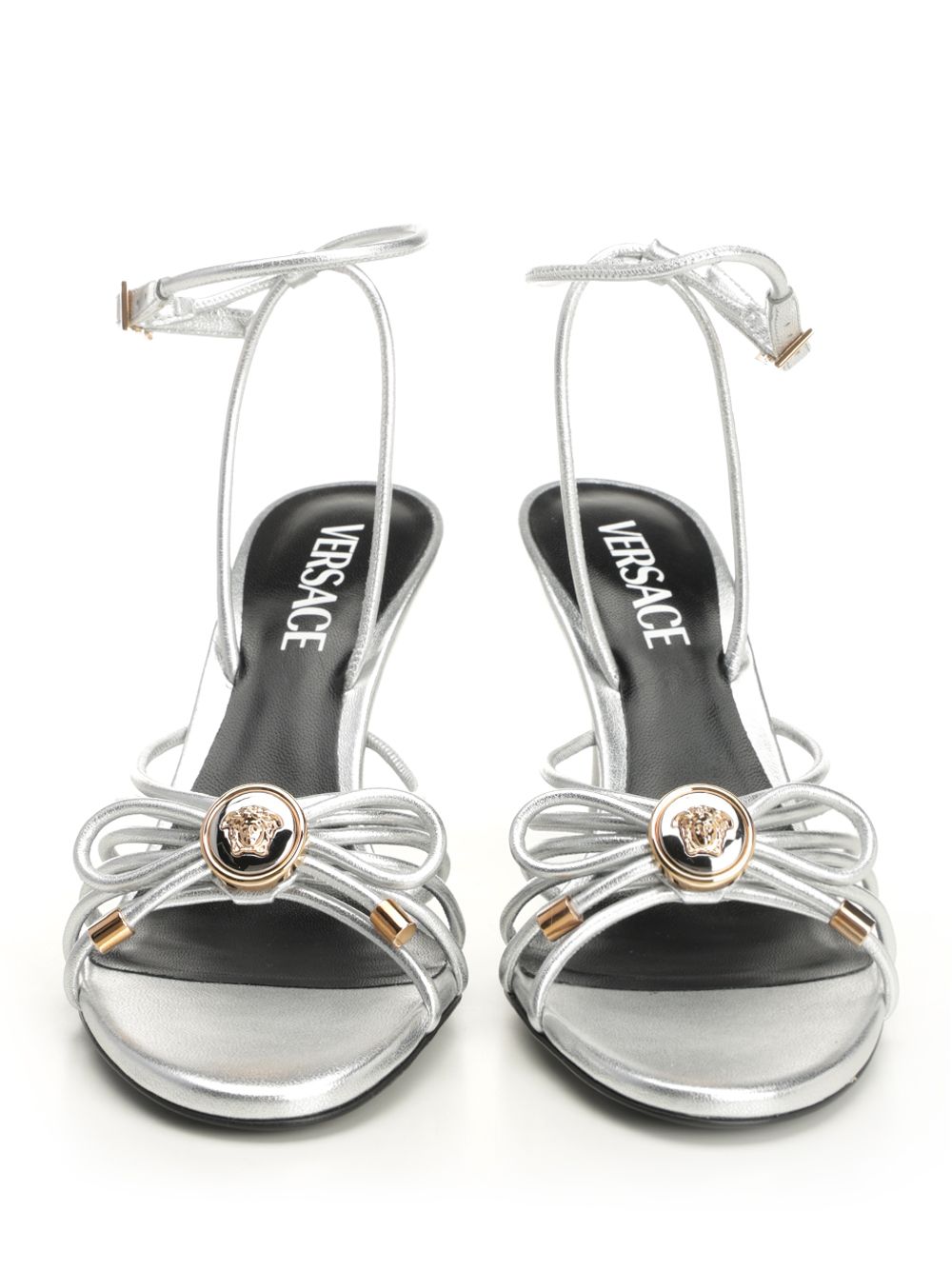 Silver Leather Sandal Lamb Skin