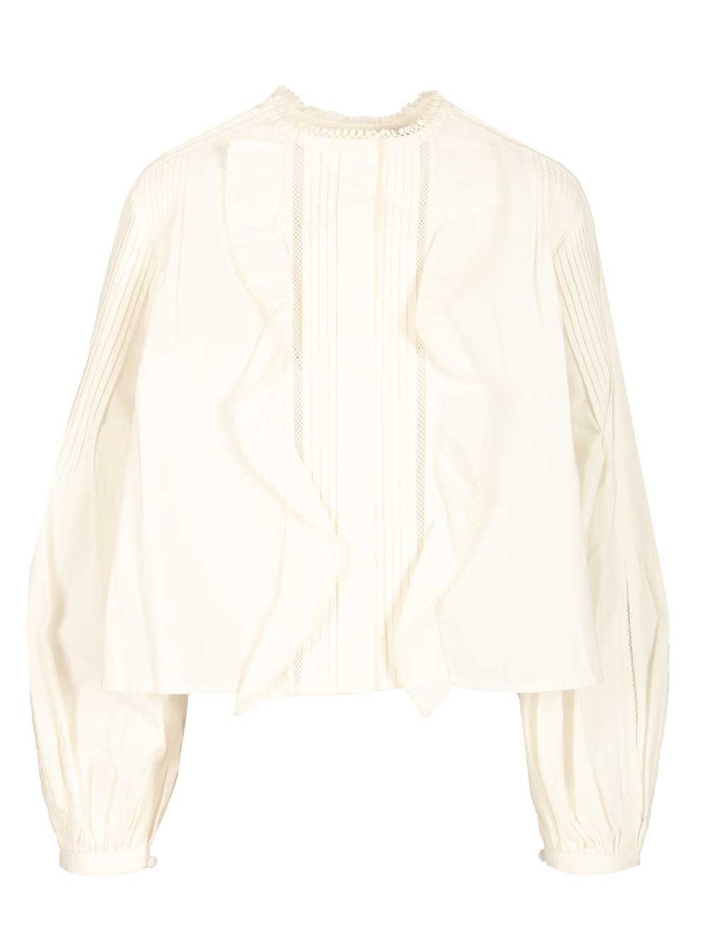 Cubraly Blouse White Shirt