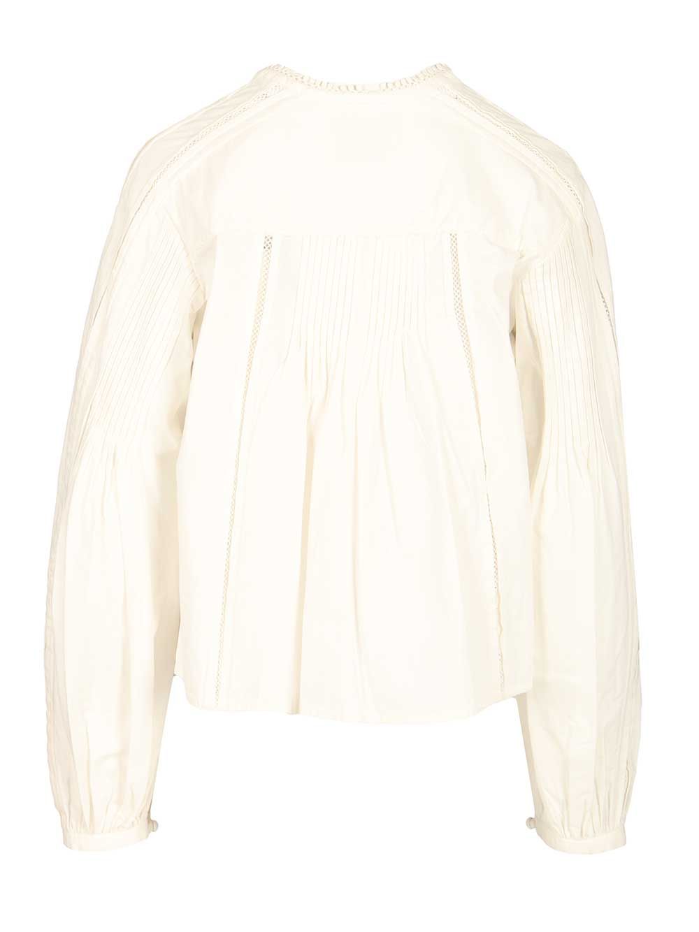 Cubraly Blouse White Shirt