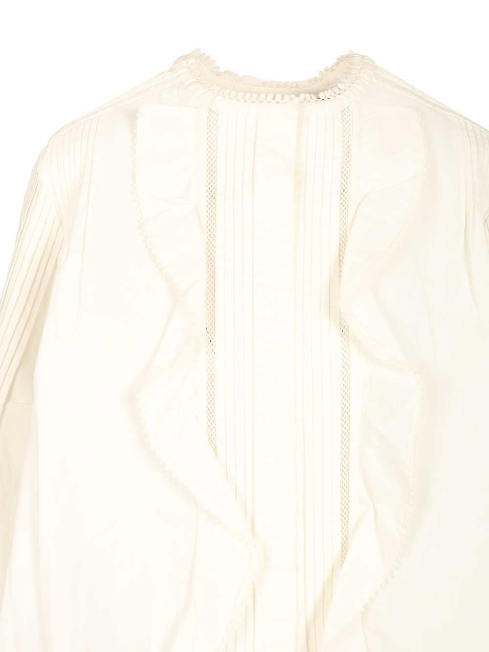 Cubraly Blouse White Shirt