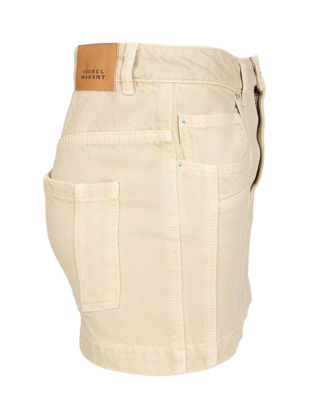 Juana Short Skirt Beige