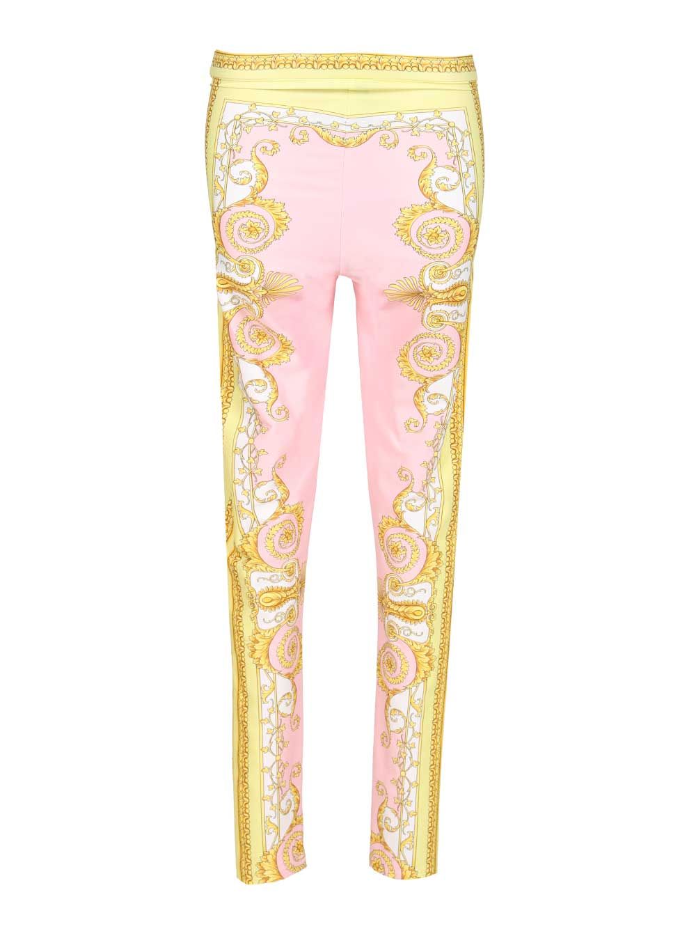 Leggings stampati Primavera Barocco Rose Poliammide Trousers