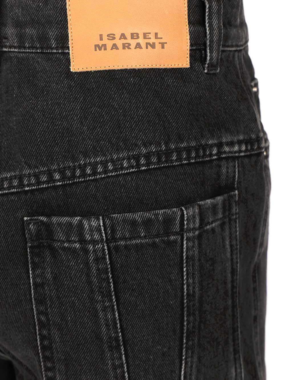 Joely-Ga shorts Black Cotton Trousers
