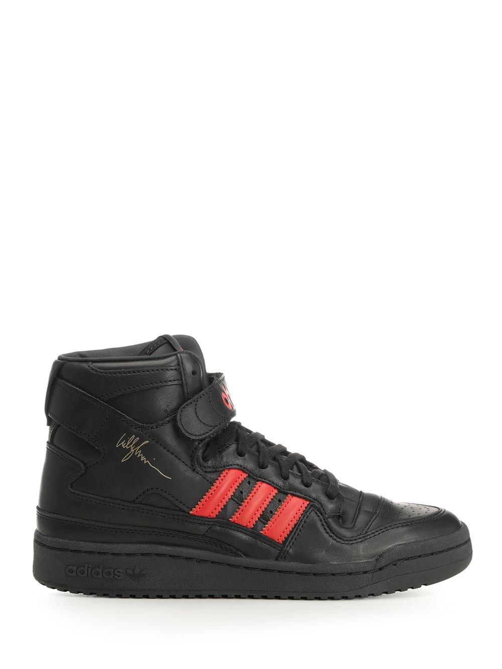 Forum High Sneaker Black Leather