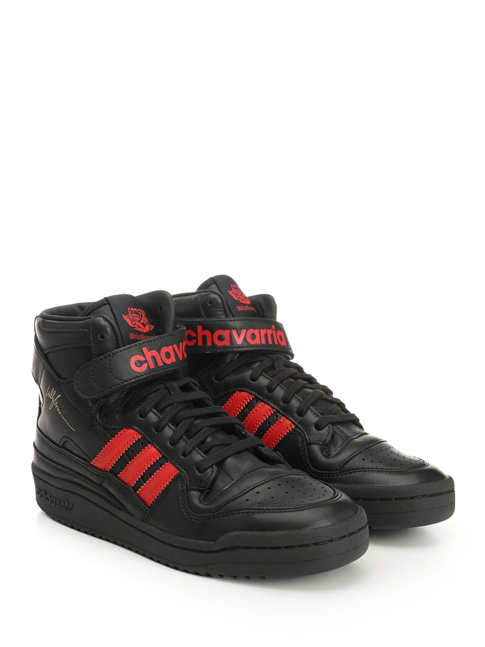 Forum High Sneaker Black Leather