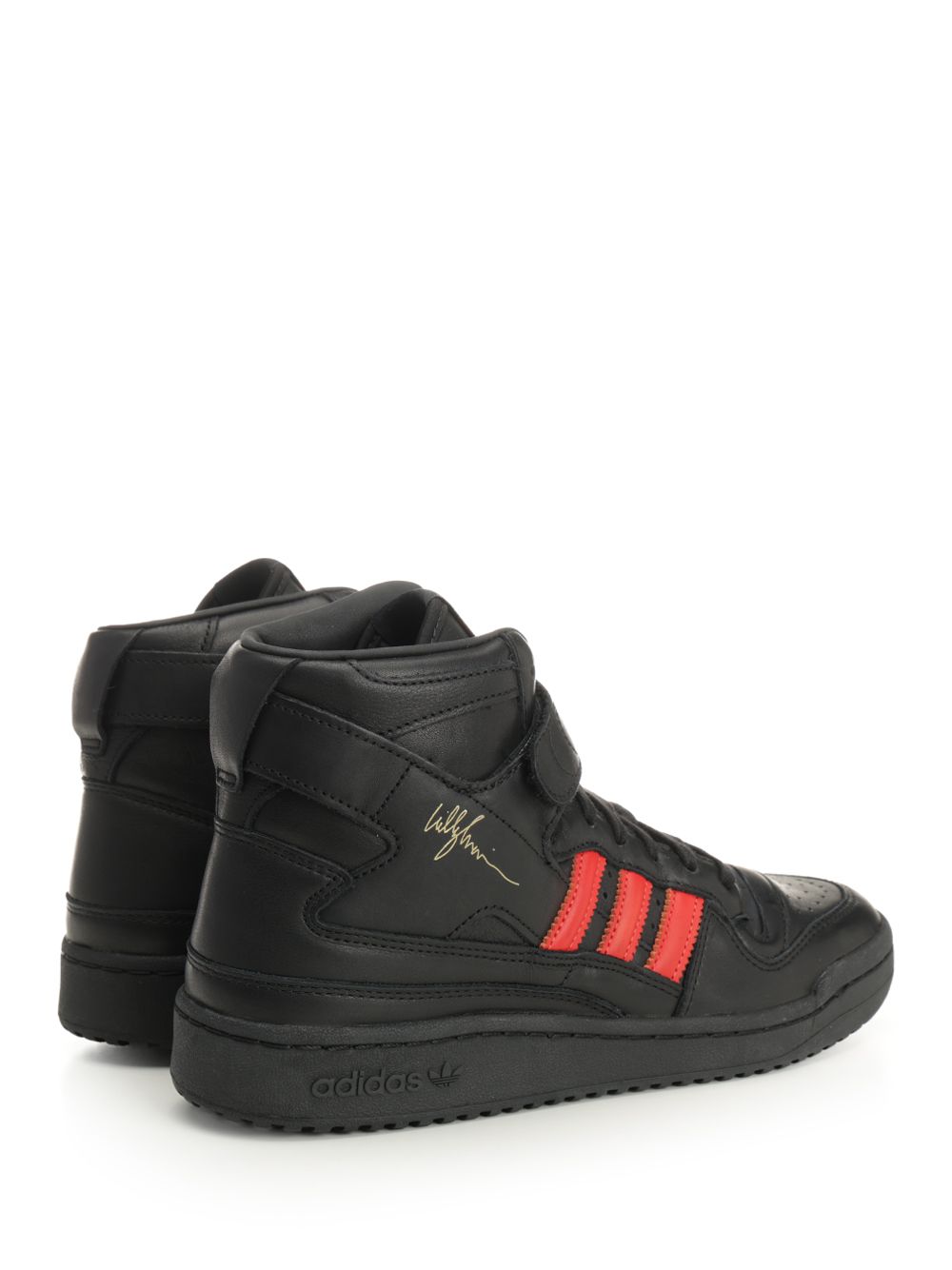Forum High Sneaker Black Leather