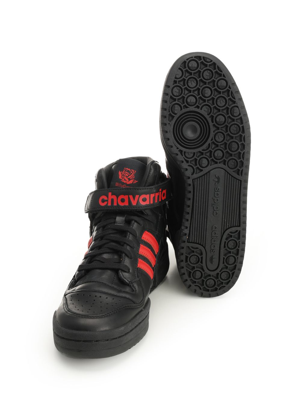 Forum High Sneaker Black Leather