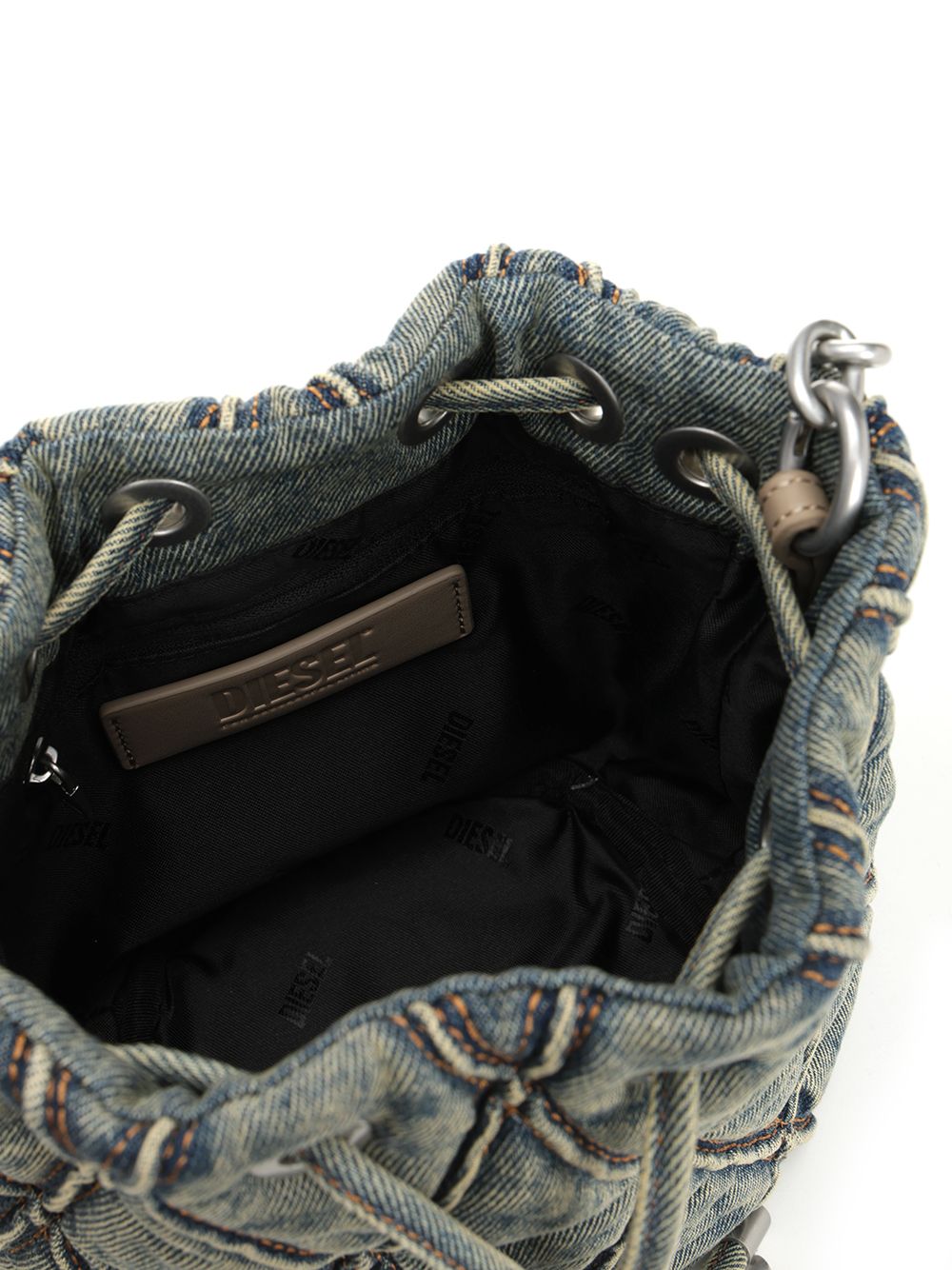 Charm-D S-Bucket bag Blue Co Pu Crossbody
