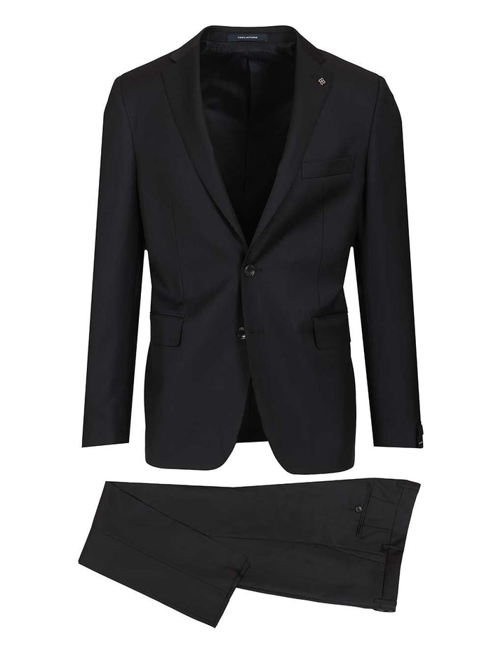 Bruce suit in super 110 s wool Blue Lana Vergine 110s Dress