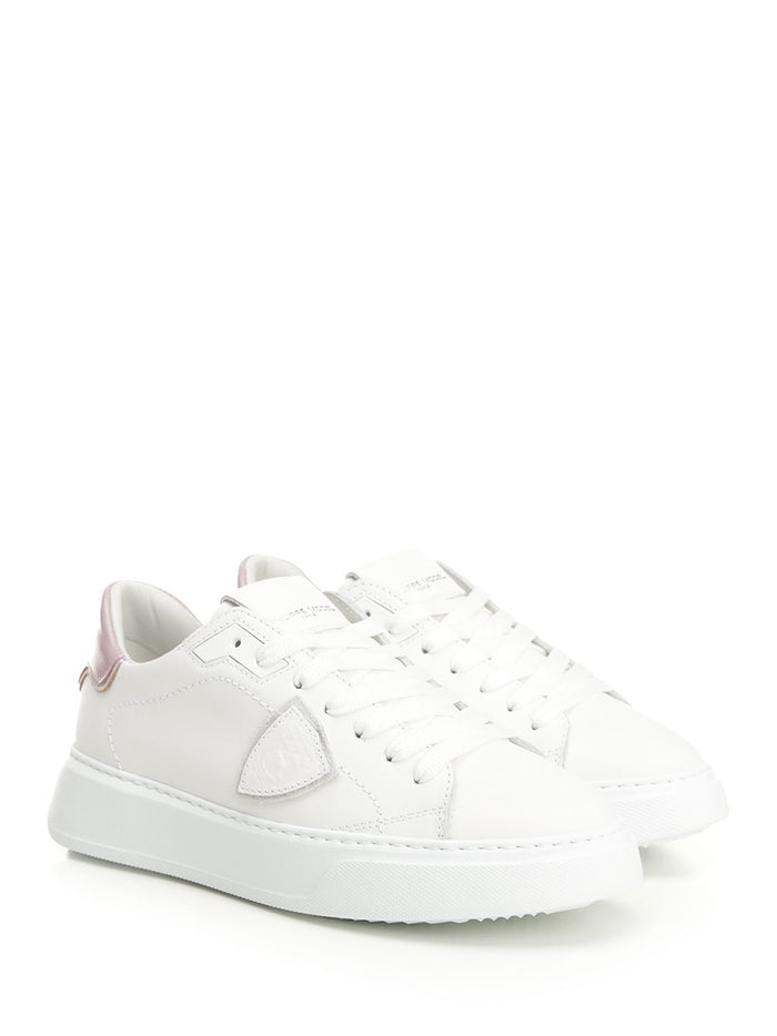 Temple Sneakers White Calf Leather - Goat