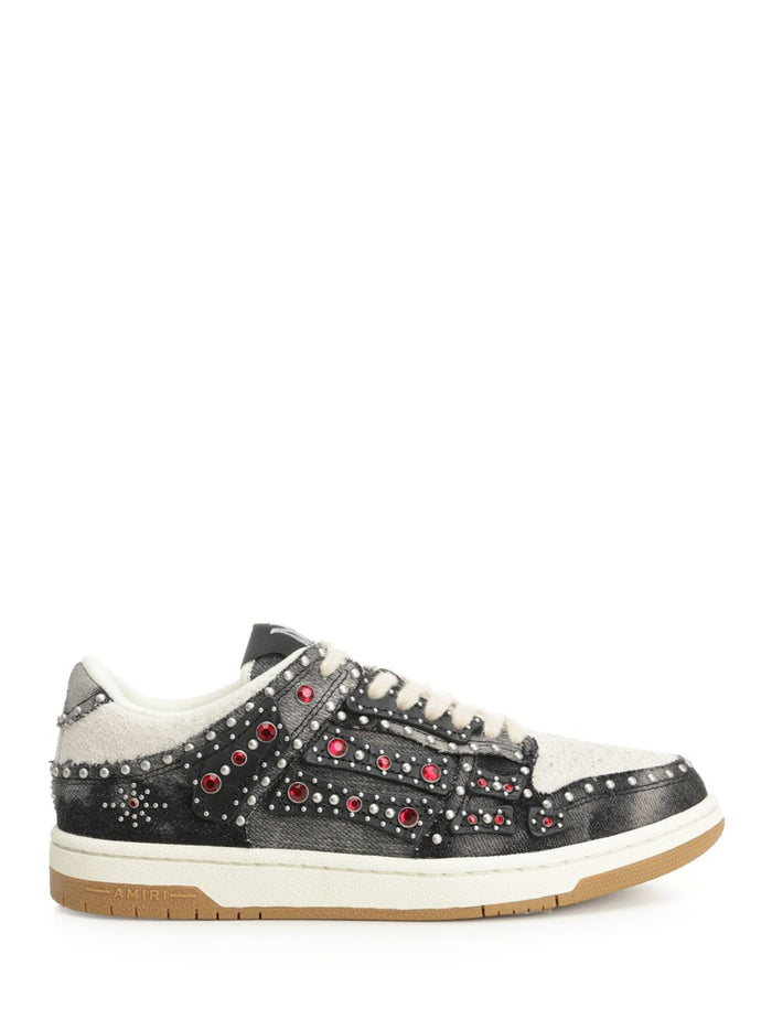 Stud Skel sneaker Black Cotton+polyester