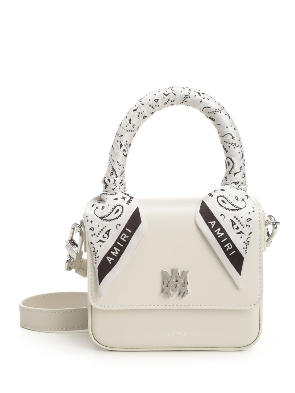 Micro Ma handbag White Bovine Leather Handbags