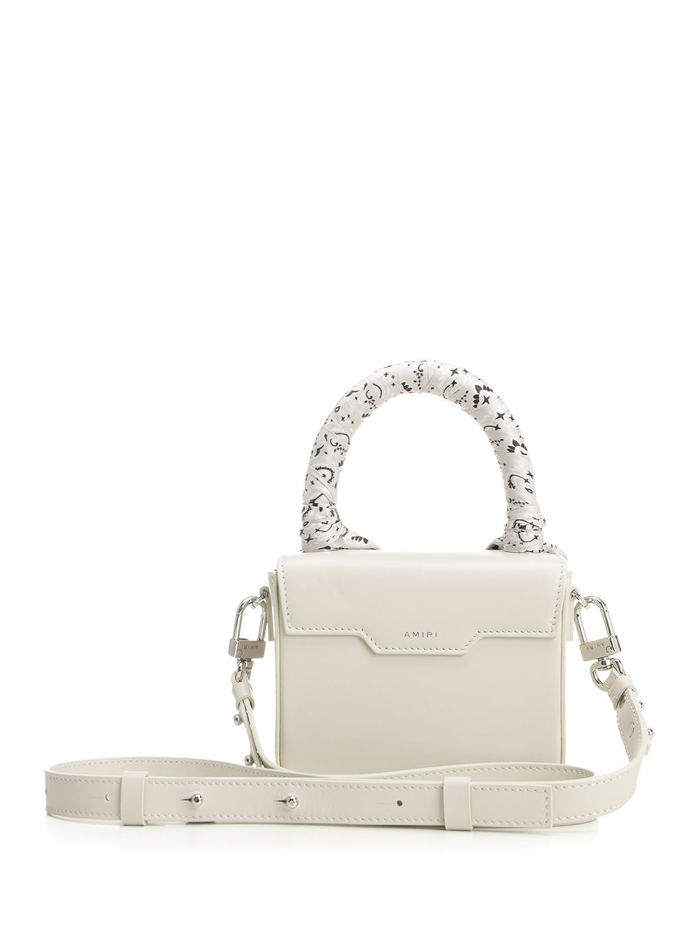 Micro Ma handbag White Bovine Leather Handbags