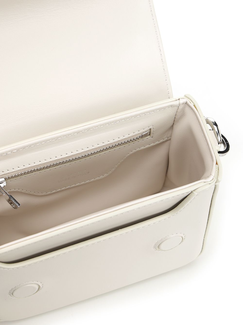 Micro Ma handbag White Bovine Leather Handbags