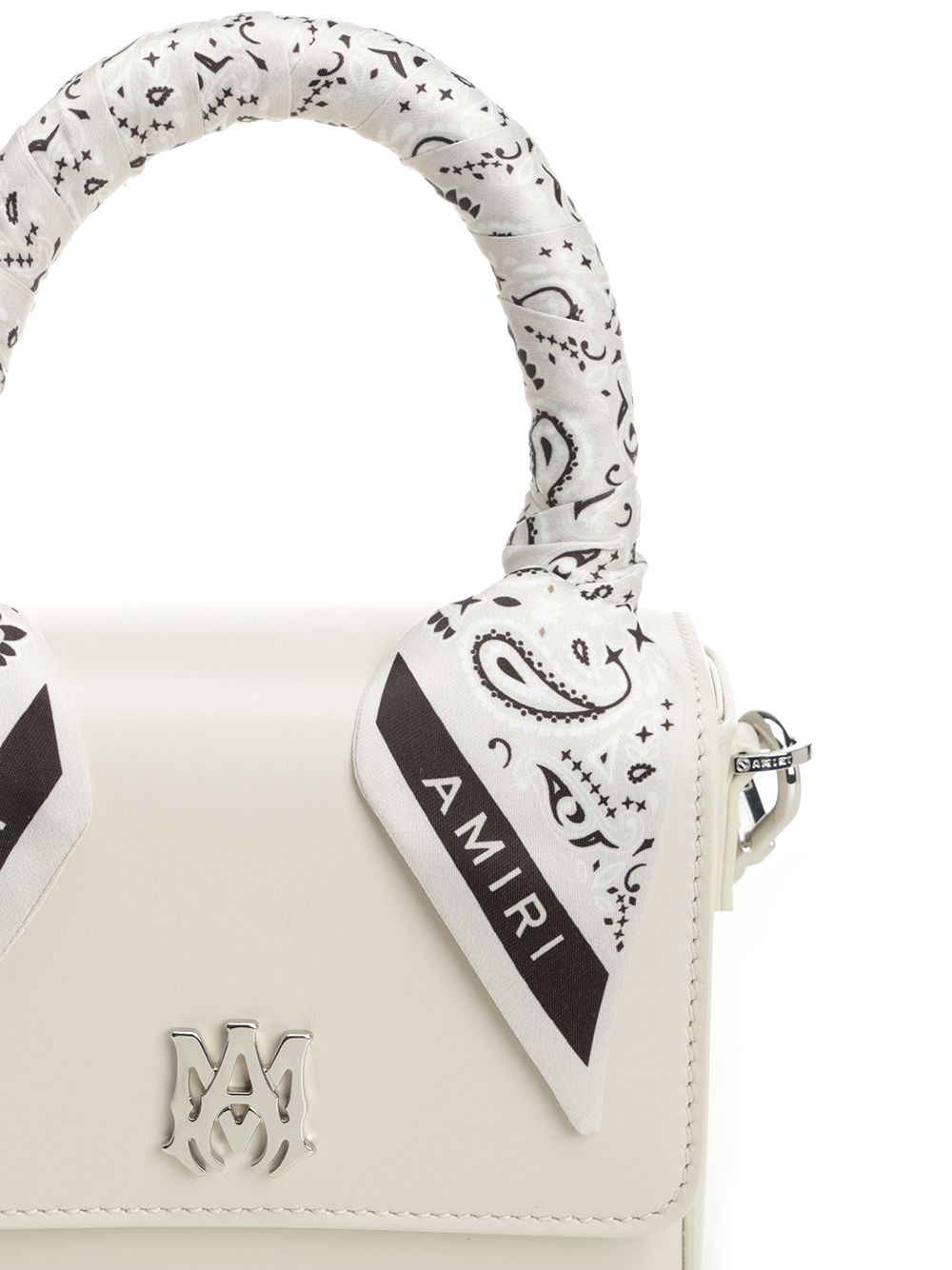 Micro Ma handbag White Bovine Leather Handbags