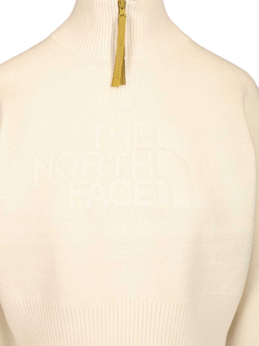 Half-zip sweatshirt White Cotton Knitwear