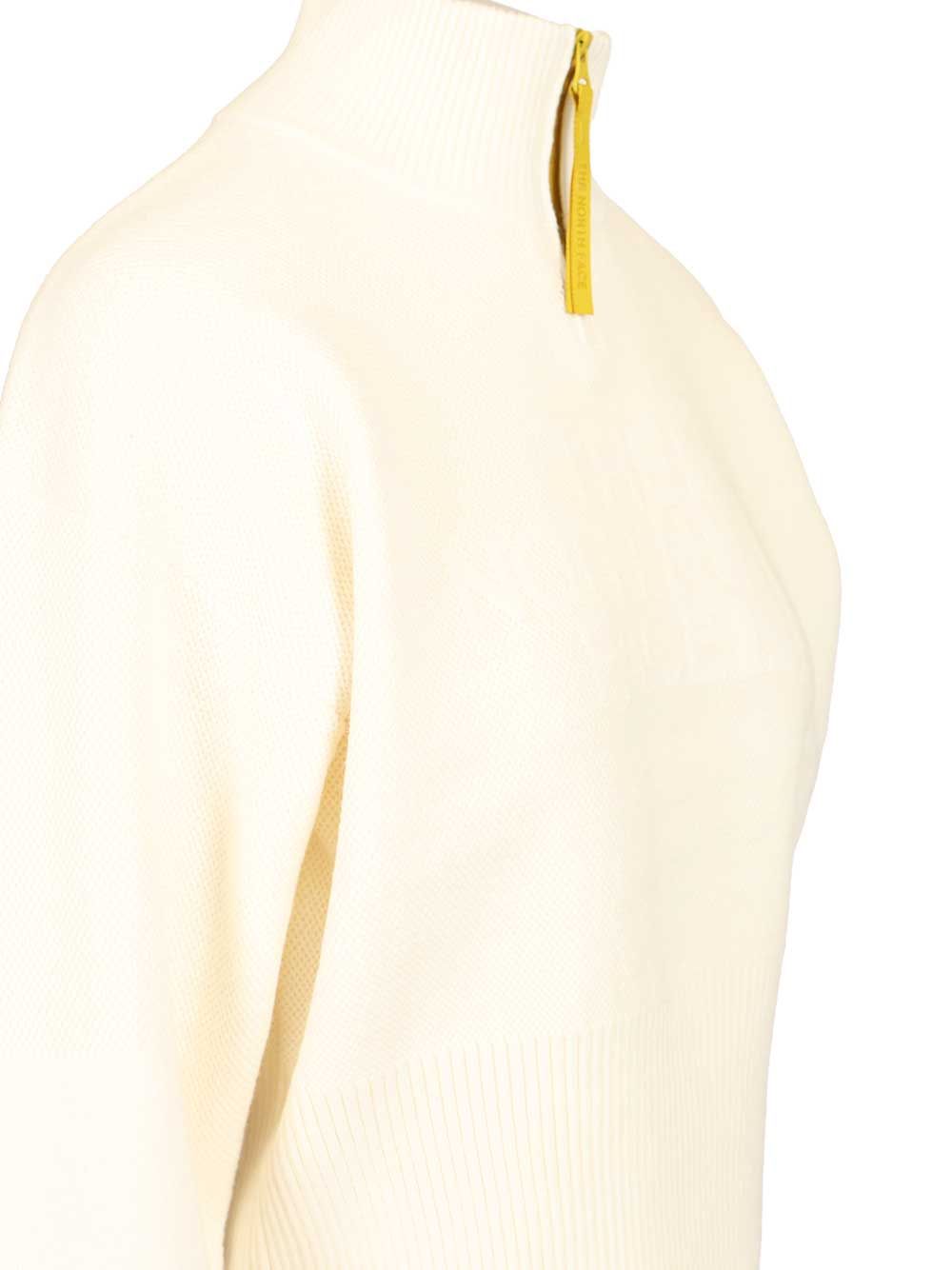 Half-zip sweatshirt White Cotton Knitwear