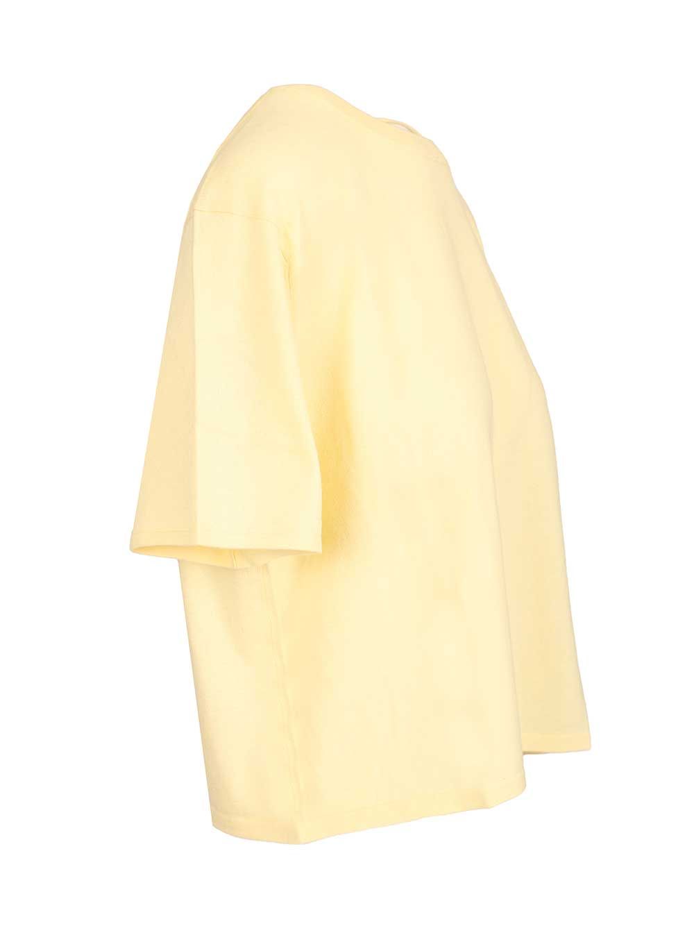 Rubie T-Shirt Yellow Cotton Tops