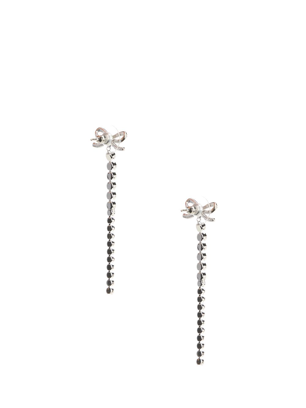 Bow Earrings Silver Copper Jewelry