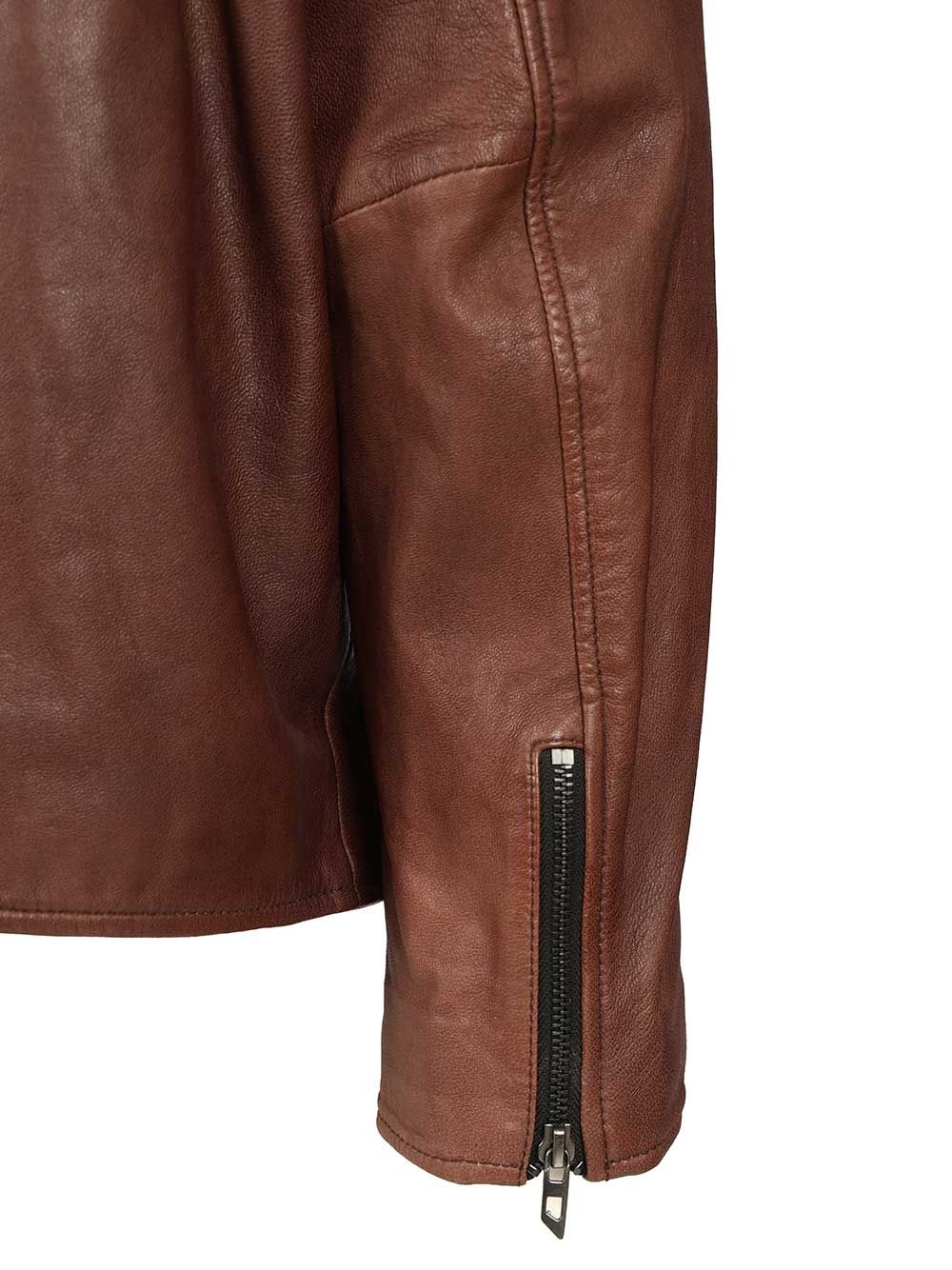 Leather jacket Brown Sheepskin Coat