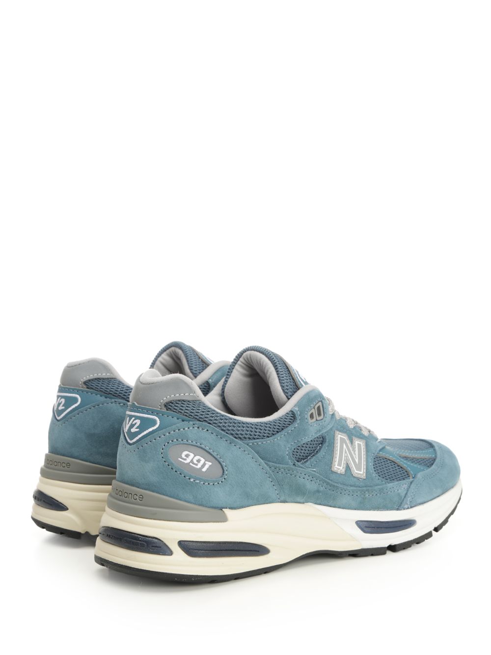 Sneaker 991 petrol Light Blue Suede/mesh