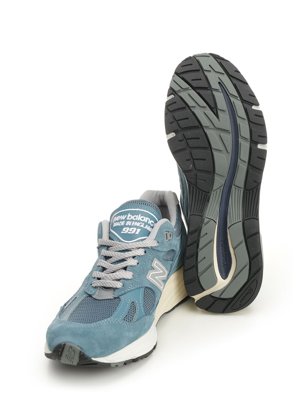 Sneaker 991 petrol Light Blue Suede/mesh
