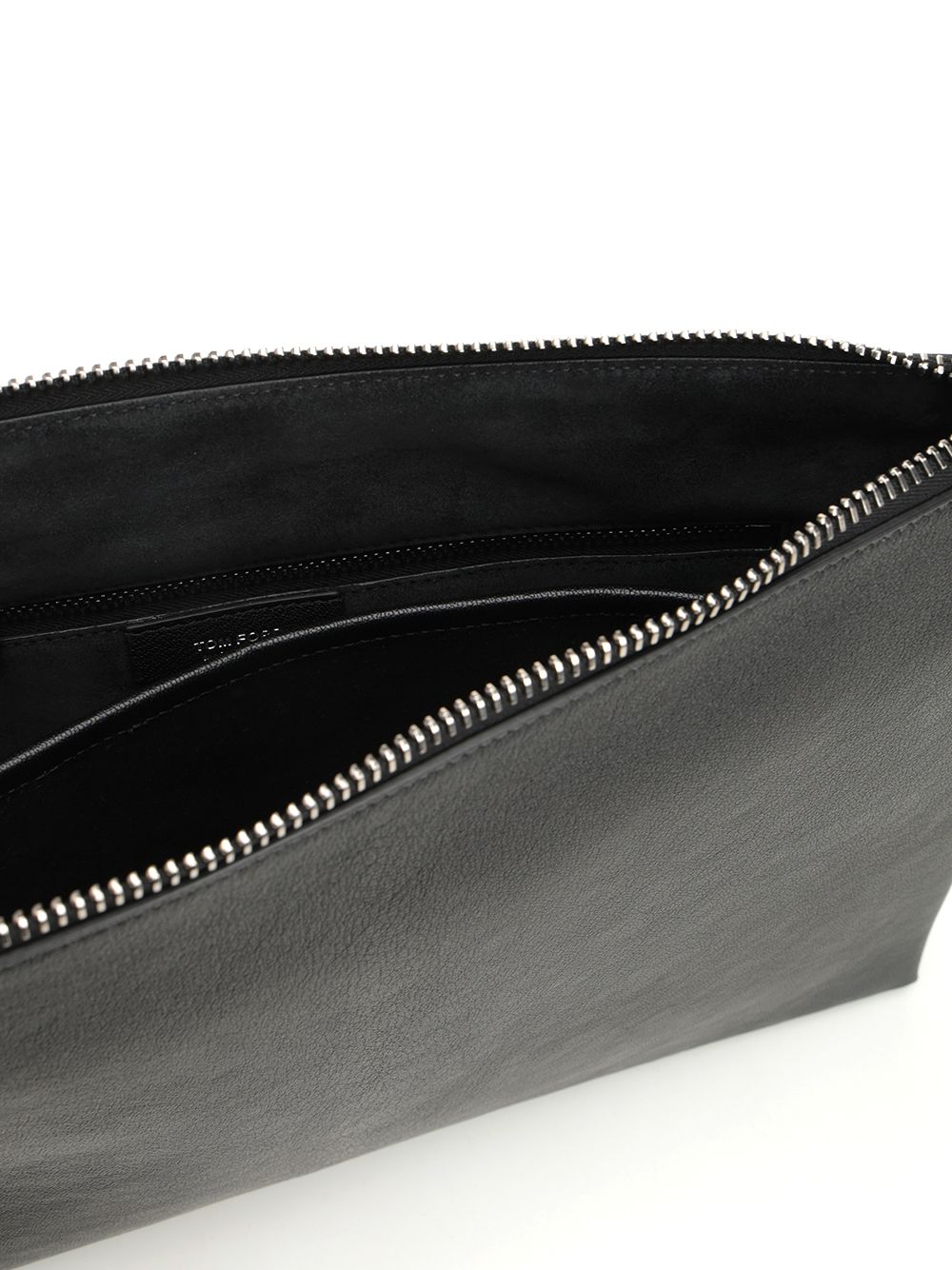 Large slim pouch Black Small Leather Goods