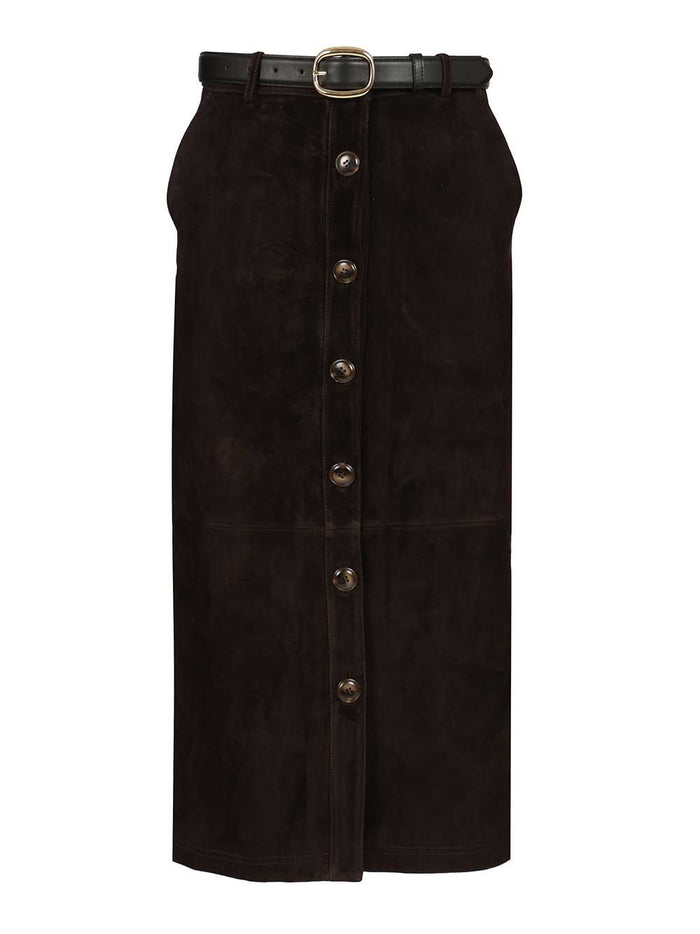 Midi skirt Brown