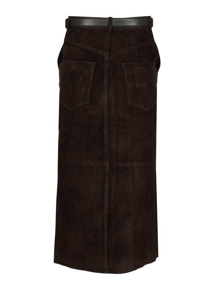 Midi skirt Brown