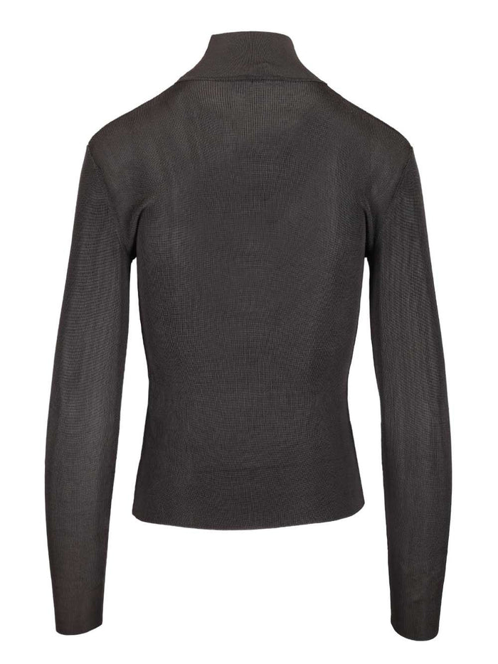 Knitted top Grey Main: Vis Knitwear