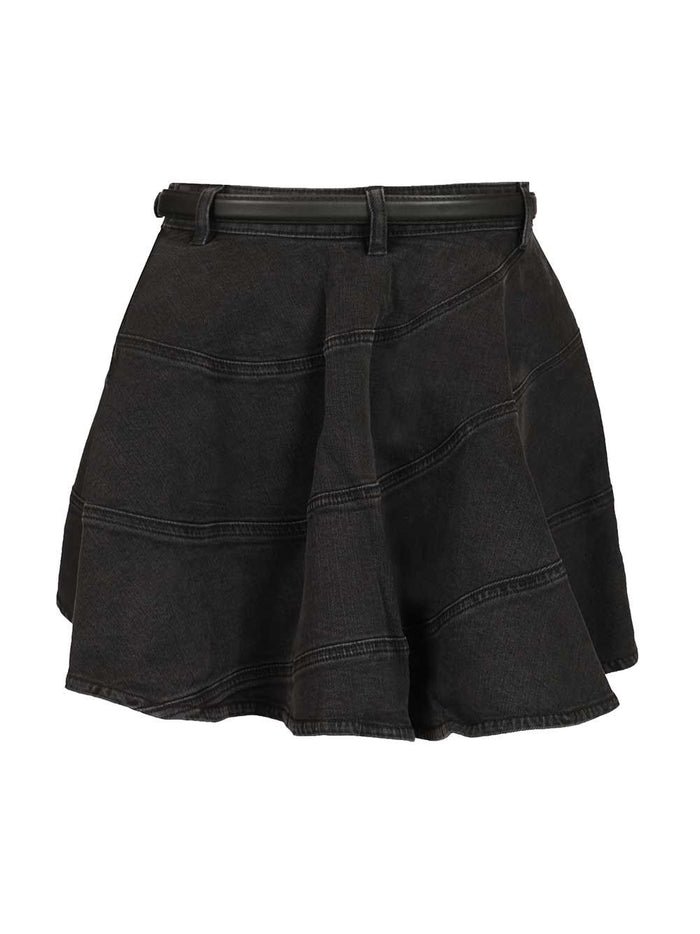 Flared miniskirt Black Main :co Ea Skirt