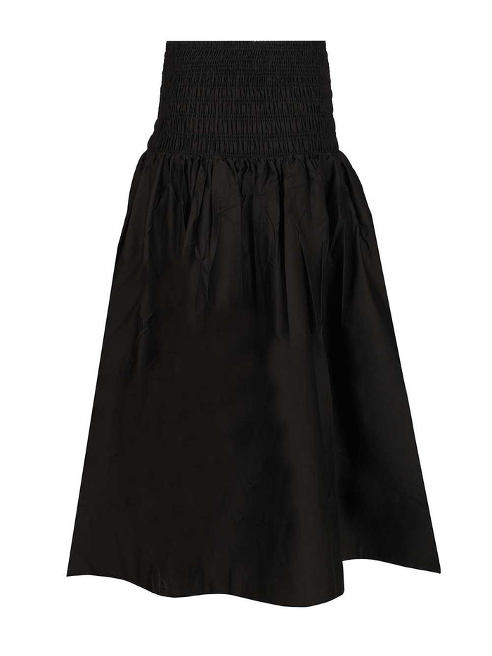Midi Skirt Black Main: Co Lining