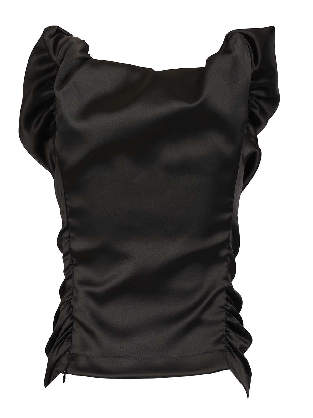 Ginnie Top Black Polyester Dress