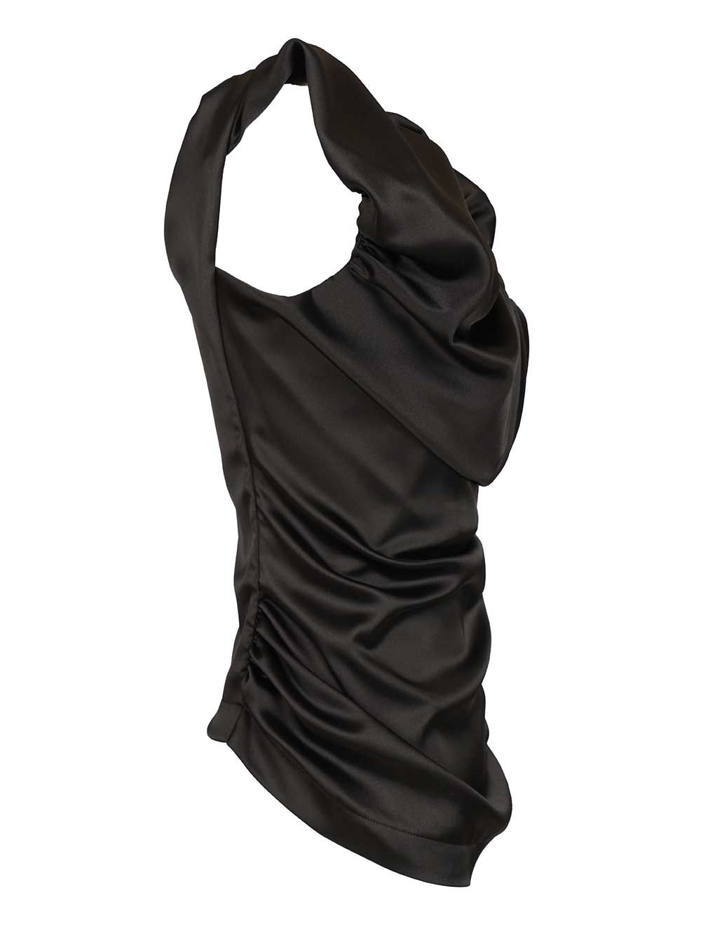 Ginnie Top Black Polyester Dress