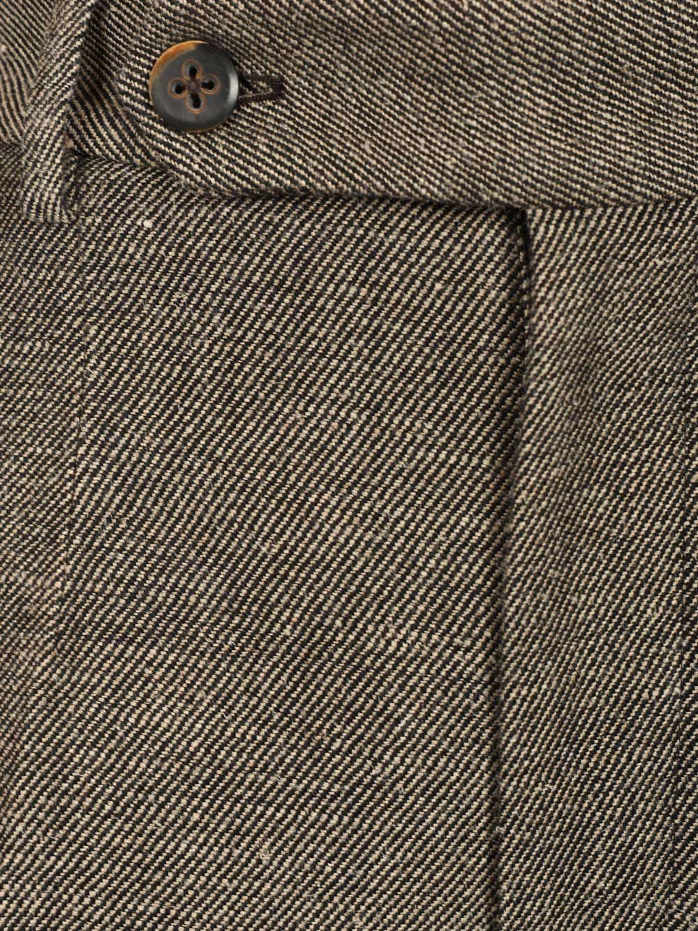 Lauren Trousers Beige Linen Virgin Wool
